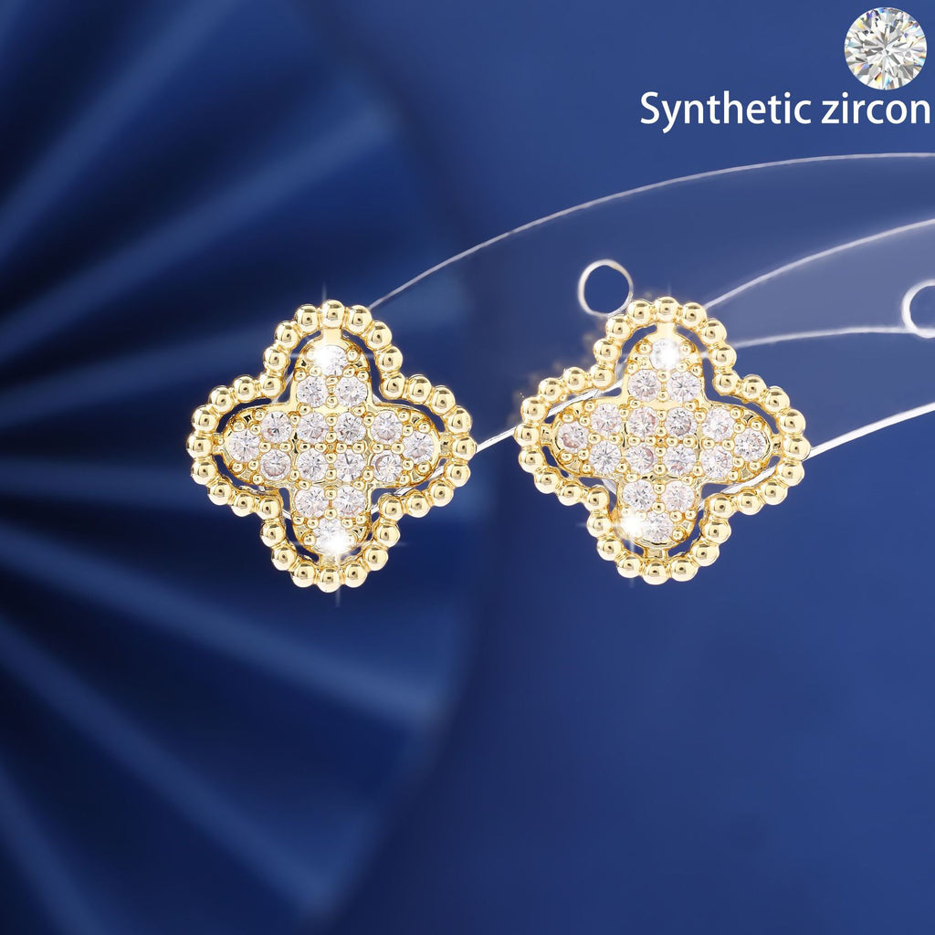 French vintage-inspired, high-end, and lightly luxurious earrings