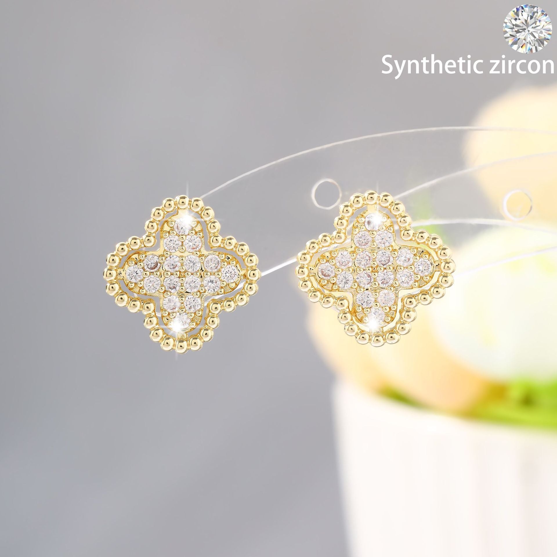 French vintage-inspired, high-end, and lightly luxurious earrings