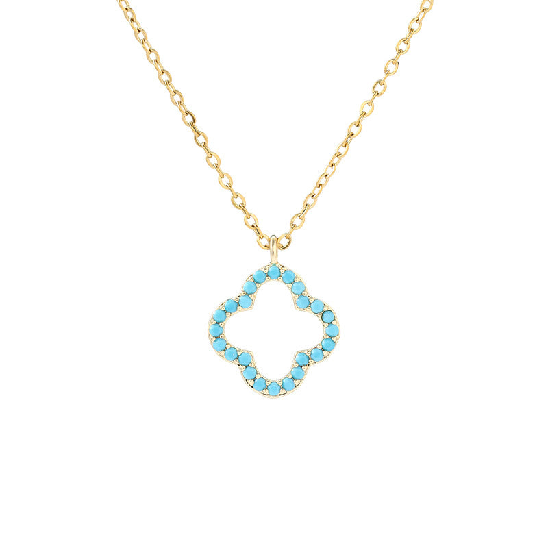 New style elegant hollow-out necklace for women, high-end pendant