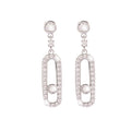 Elegant, exquisite, and fashionable geometric earrings