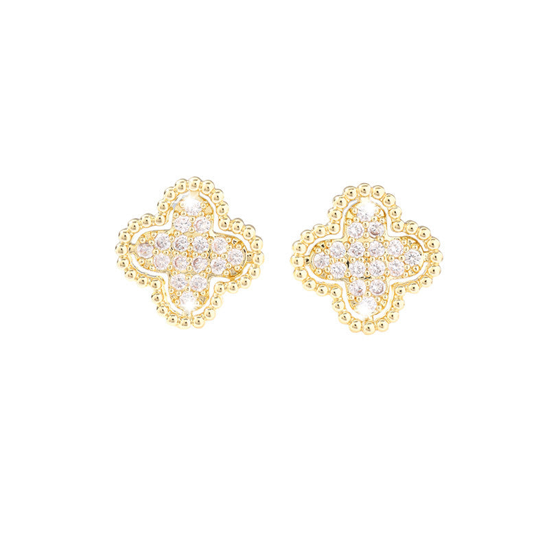 French vintage-inspired, high-end, and lightly luxurious earrings